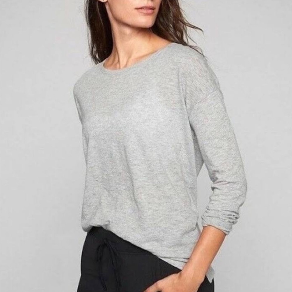 Athleta Modal Threadlight Layering Tunic Top Soft Athleisure Lounging Small Cozy